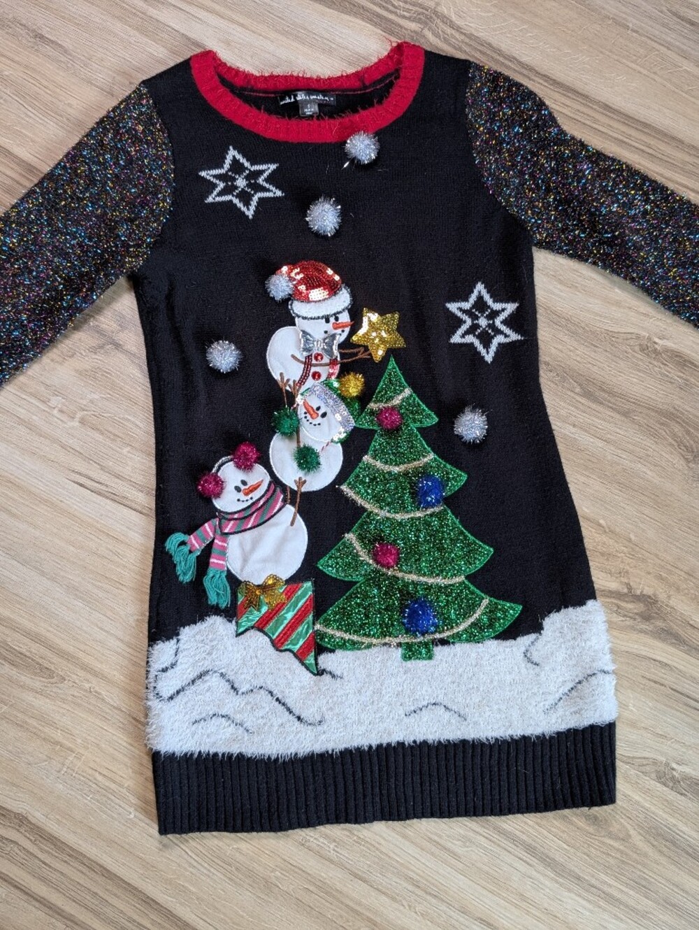 UNITED STATES OF SWEATERS Nice Ugly CHristmas Sweater Size Small